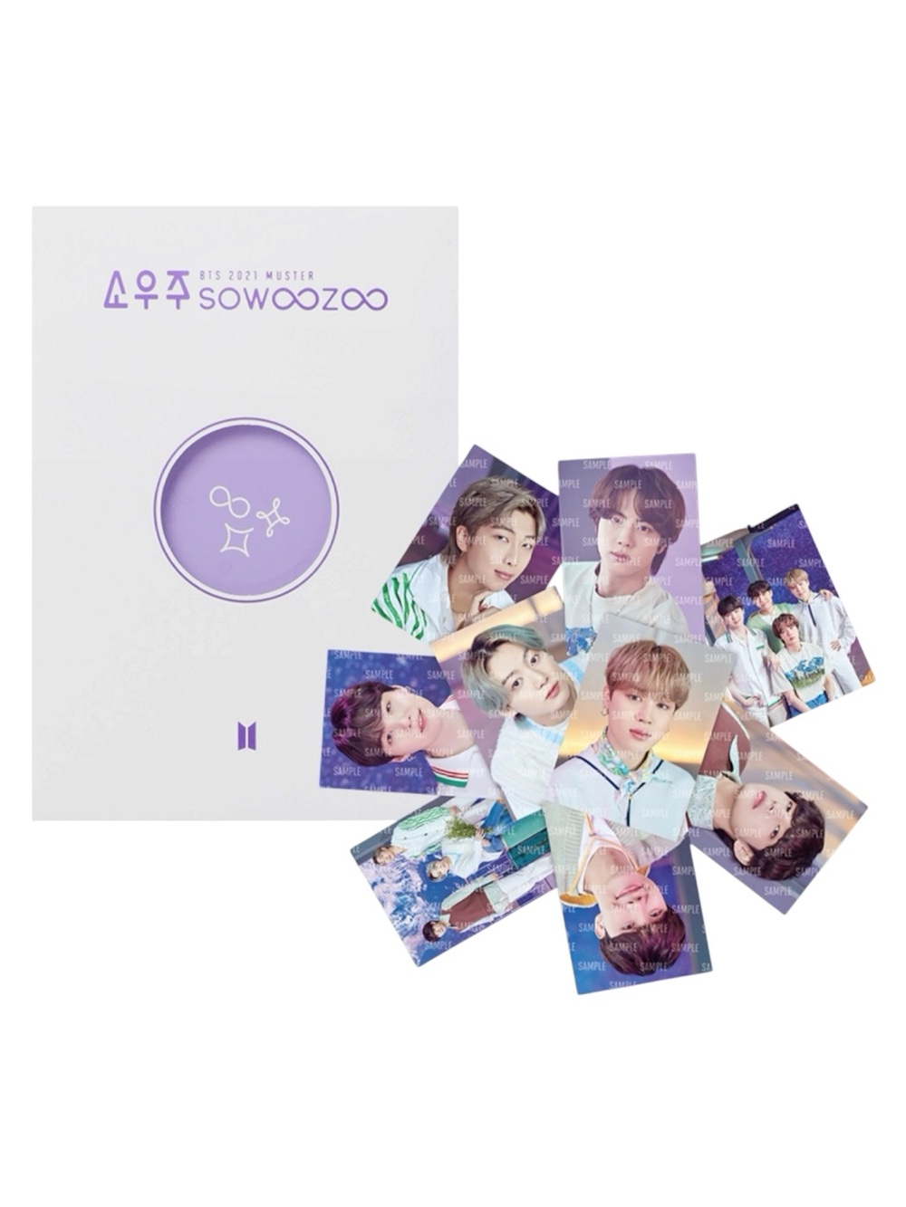 BTS 2021 MUSTER SOWOOZOO PREMIUM POSTCARD BOOK (9 CARDS) - BRAND NEW/SEALED